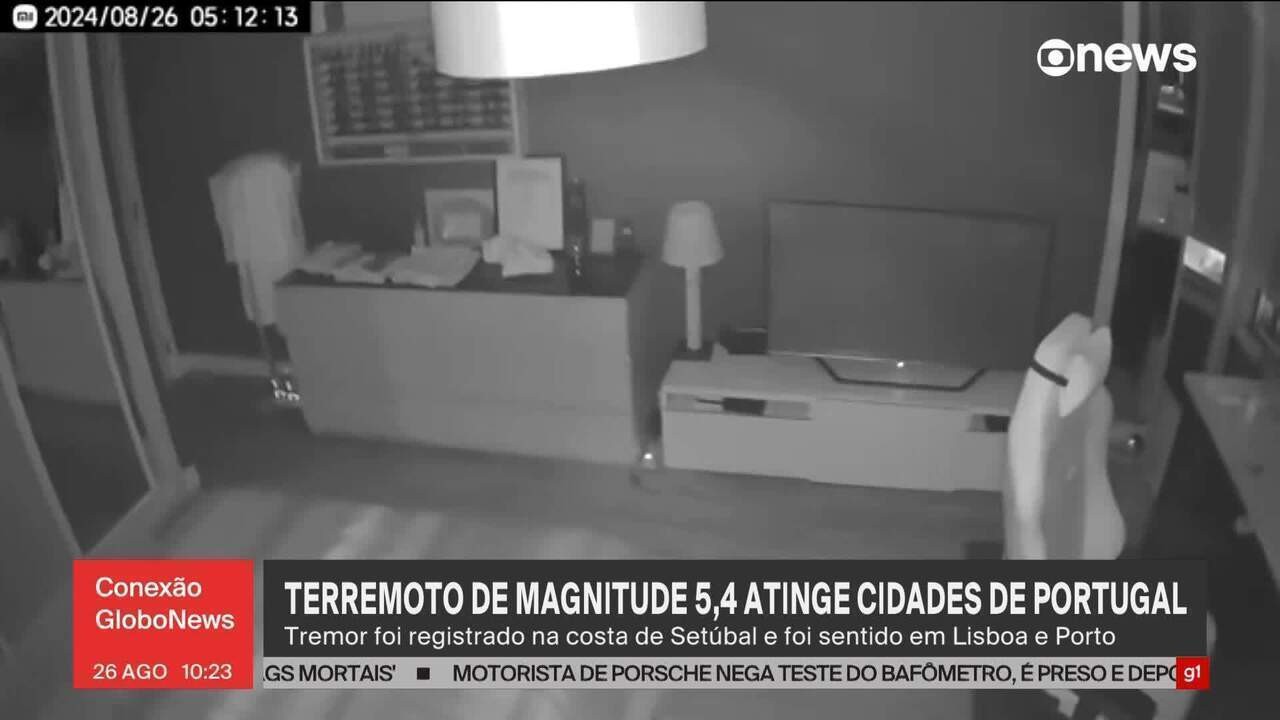 Terremoto de magnitude 4,8 atinge arredores de Lisboa, em Portugal