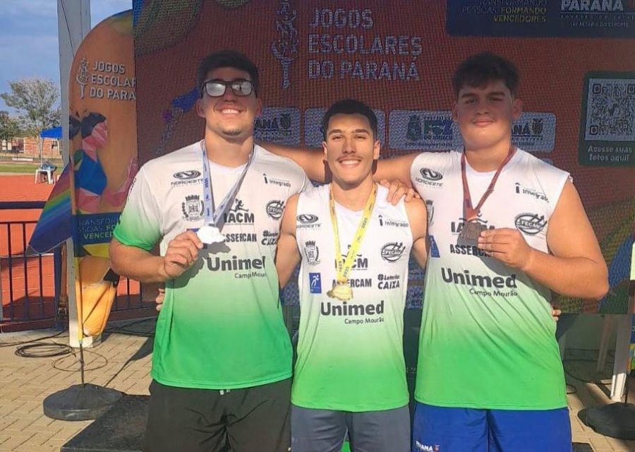 Atletas de Campo Mourão conquistam resultados expressivos nos Jogos Escolares do Paraná em Foz do Iguaçu