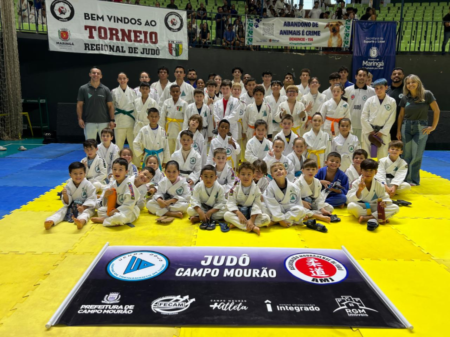 Judocas de Campo Mourão conquistam resultados expressivos em torneio regional e reforçam força da modalidade no município