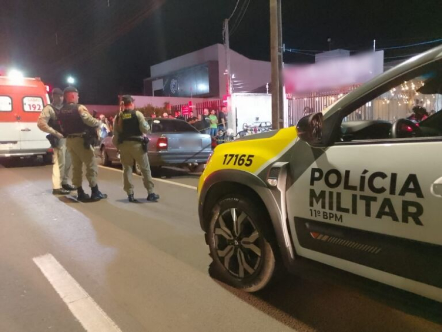 Três homens e uma mulher são feridos a tiros em atentado no Lar Paraná