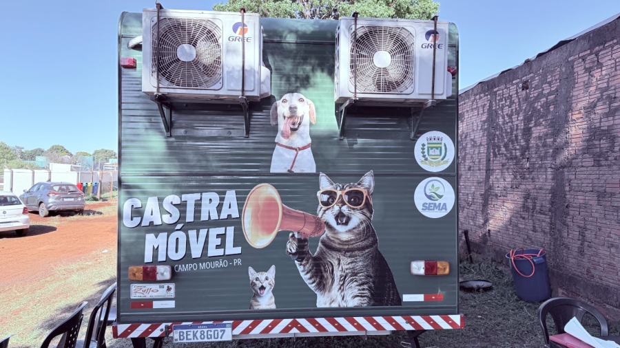 Prefeitura de Campo Mourão realiza inscrições para o Castramóvel neste sábado (28)