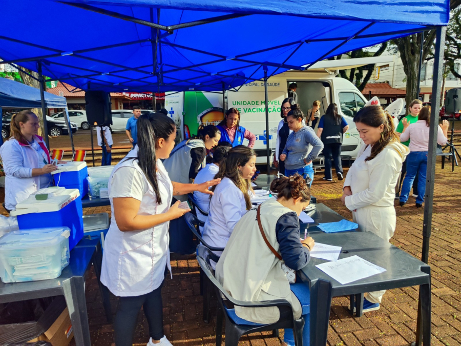 “Saúde na Praça” terá vacinação e várias ações neste sábado, dia 11