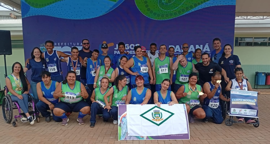 Delegação de Campo Mourão conquista 23 medalhas na 2ª etapa dos Jogos Paradesportivos do Paraná*