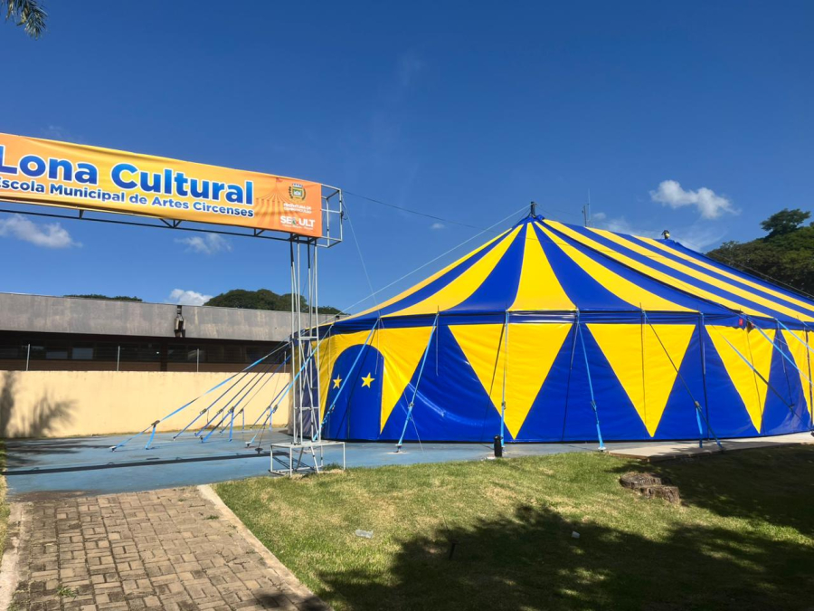 Campo Mourão amplia infraestrutura cultural com nova lona para escola de circo
